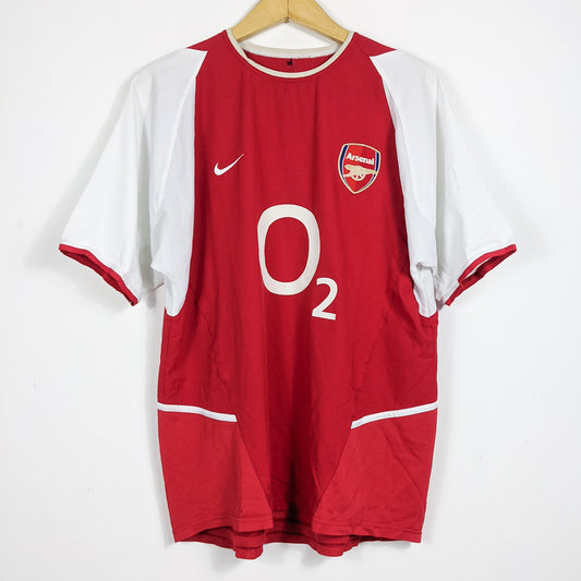 Authentic Arsenal 2002/04 Home - Henry #14 Size M