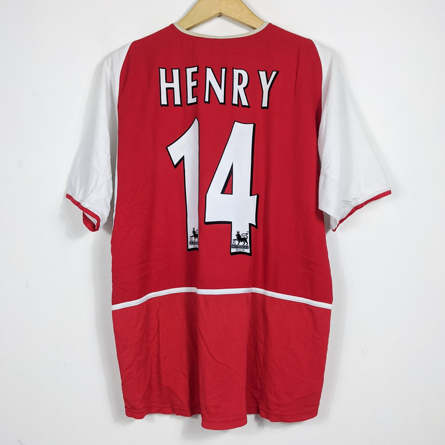 Authentic Arsenal 2002/04 Home - Henry #14 Size M