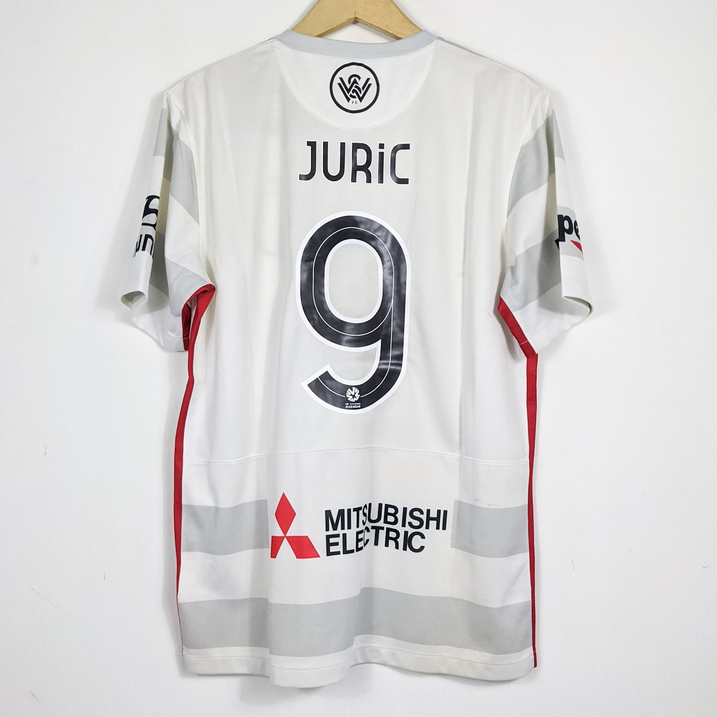 Authentic Western Sydney 2015/16 Away - Juric #9 Size L
