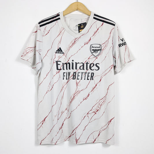 Authentic Arsenal 2020/21 Away - Aubameyang #14 Size L