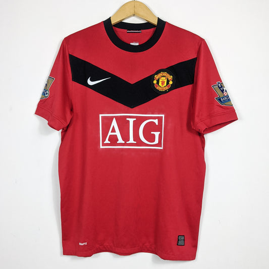 Authentic Manchester United 2009/10 Home - Owen #7 Size M