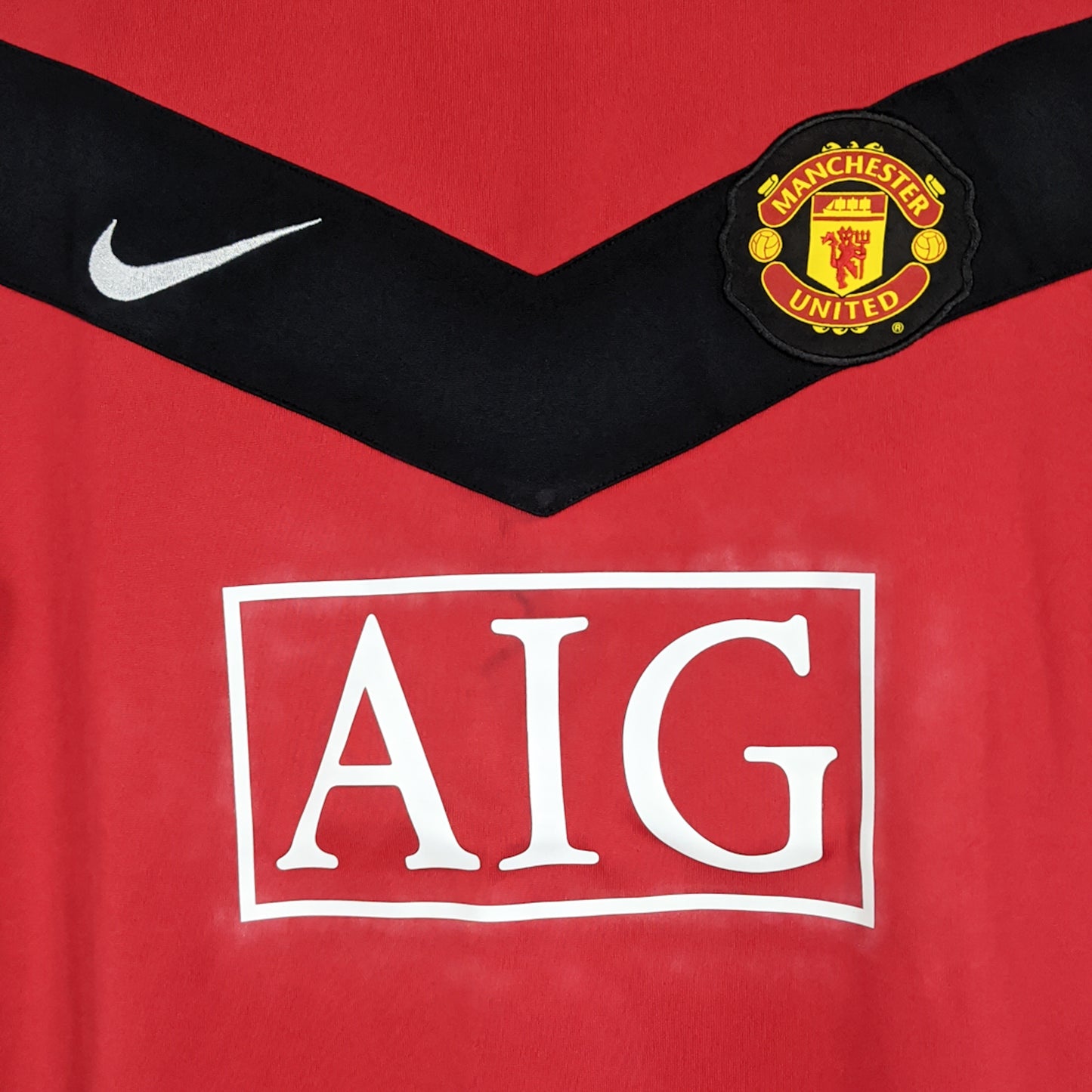 Authentic Manchester United 2009/10 Home - Owen #7 Size M