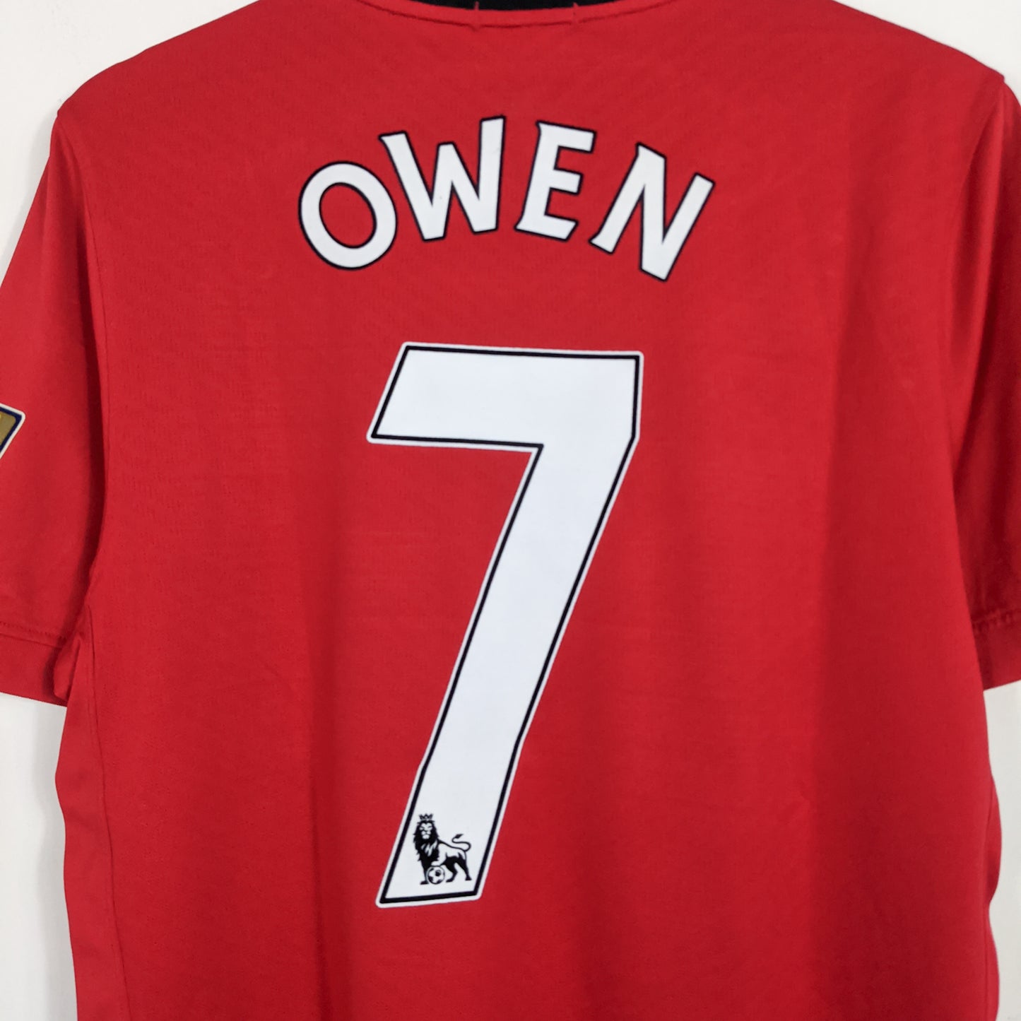 Authentic Manchester United 2009/10 Home - Owen #7 Size M