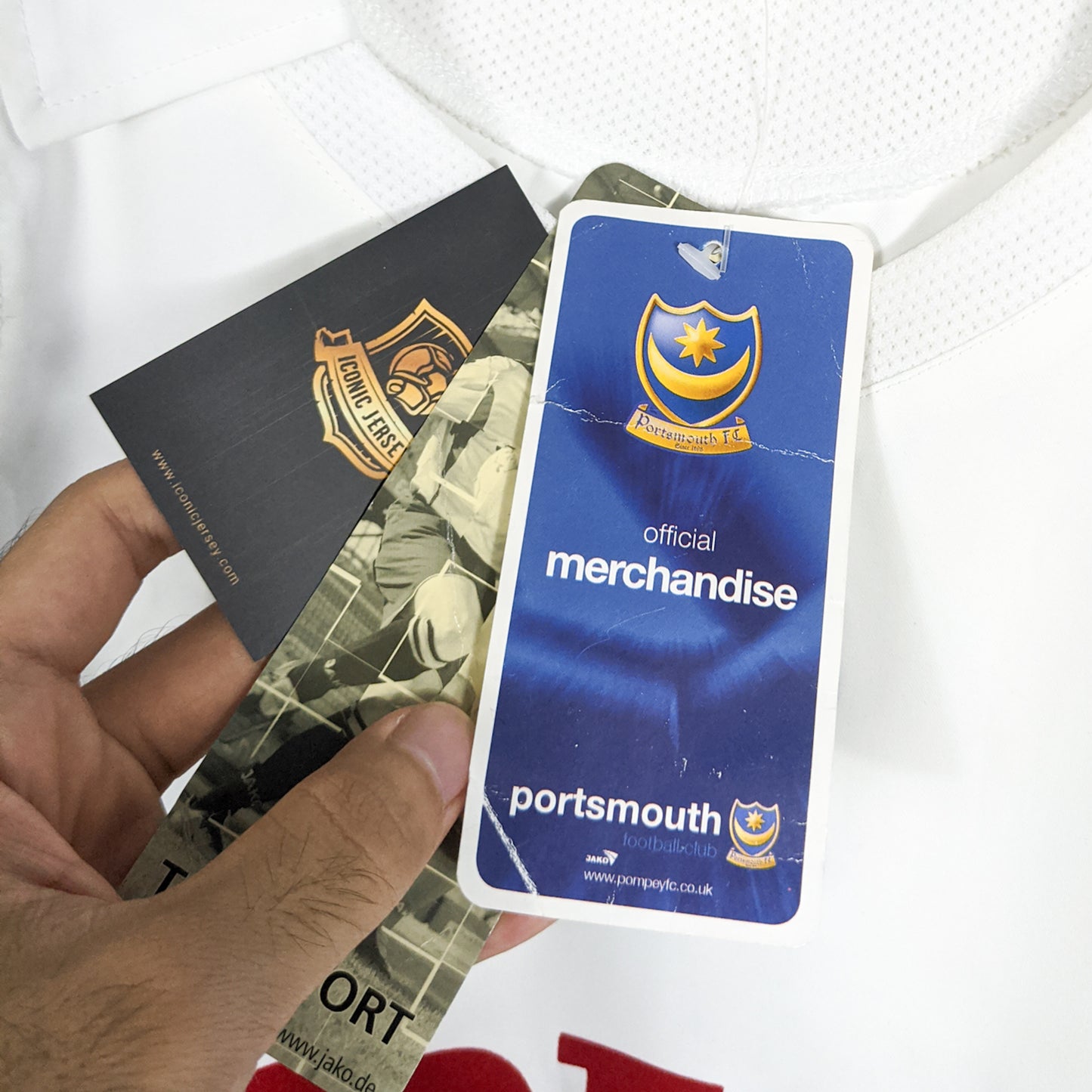 Authentic Portsmouth 2006/07 Away - Kanu #27 Size XL (Bnwt)