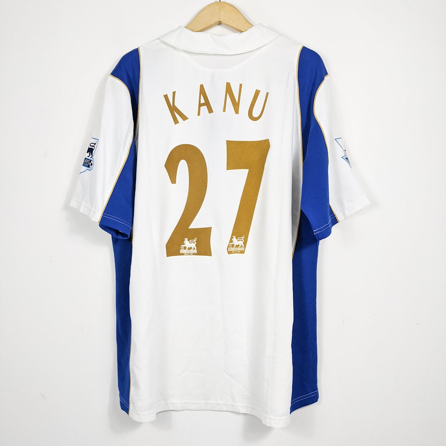 Authentic Portsmouth 2006/07 Away - Kanu #27 Size XL (Bnwt)