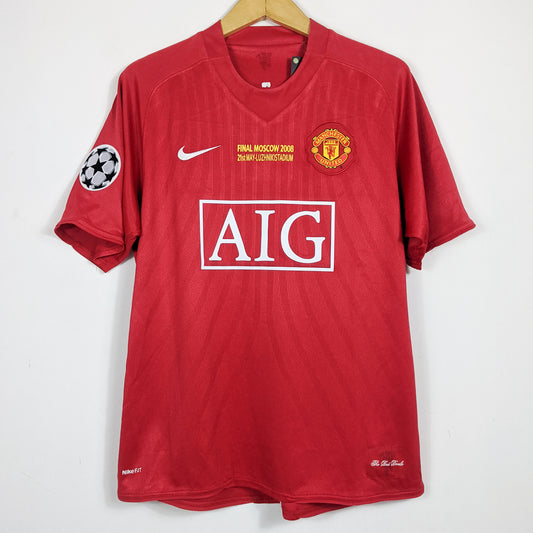 Authentic Manchester United 2007/08 Home - Ronaldo #7 Size L (Mdt)