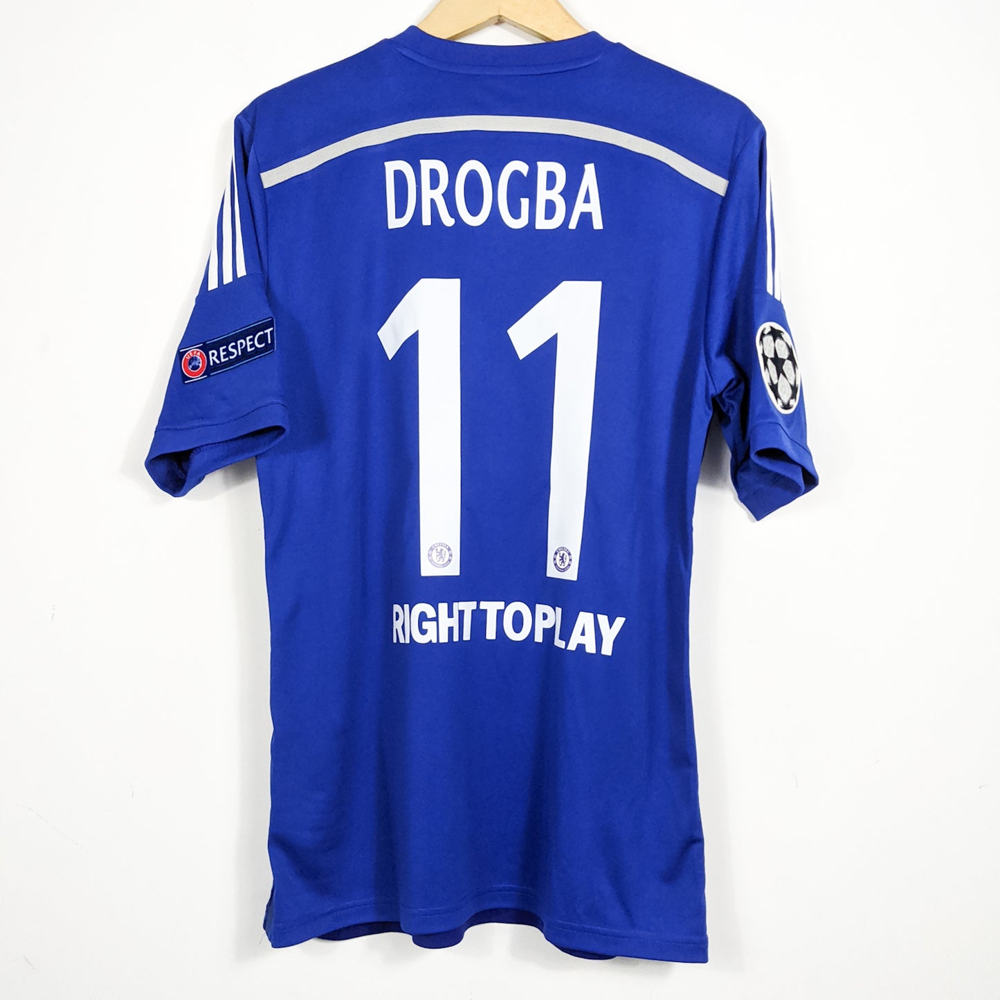 Authentic Chelsea 2014/15 Home - Drogba #11 Size M