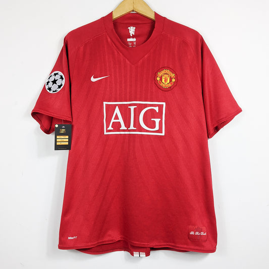 Authentic Manchester United 2007/08 Home - Ronaldo #7 Size XL
