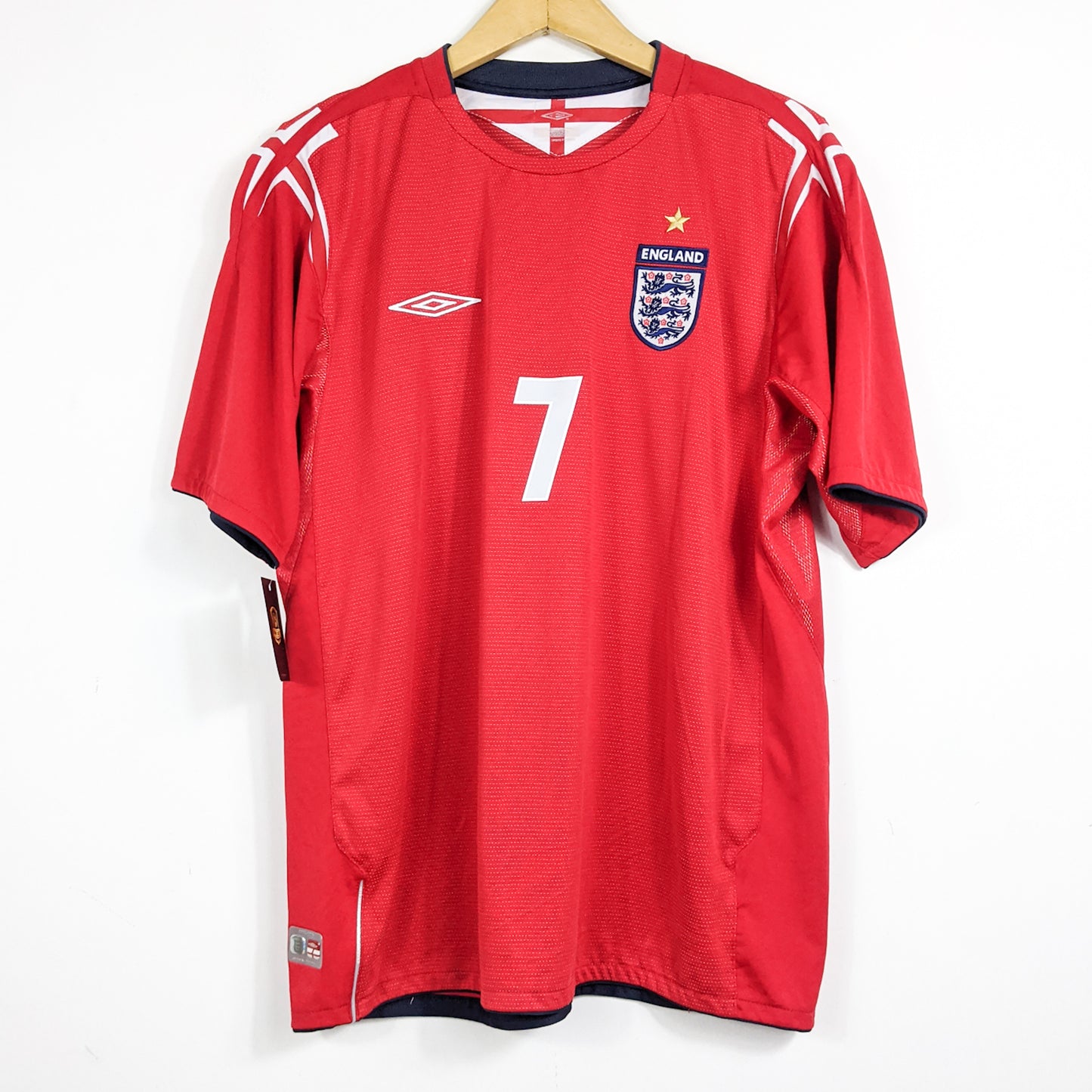 Authentic England 2004/06 Away - Beckham #7 Size XL