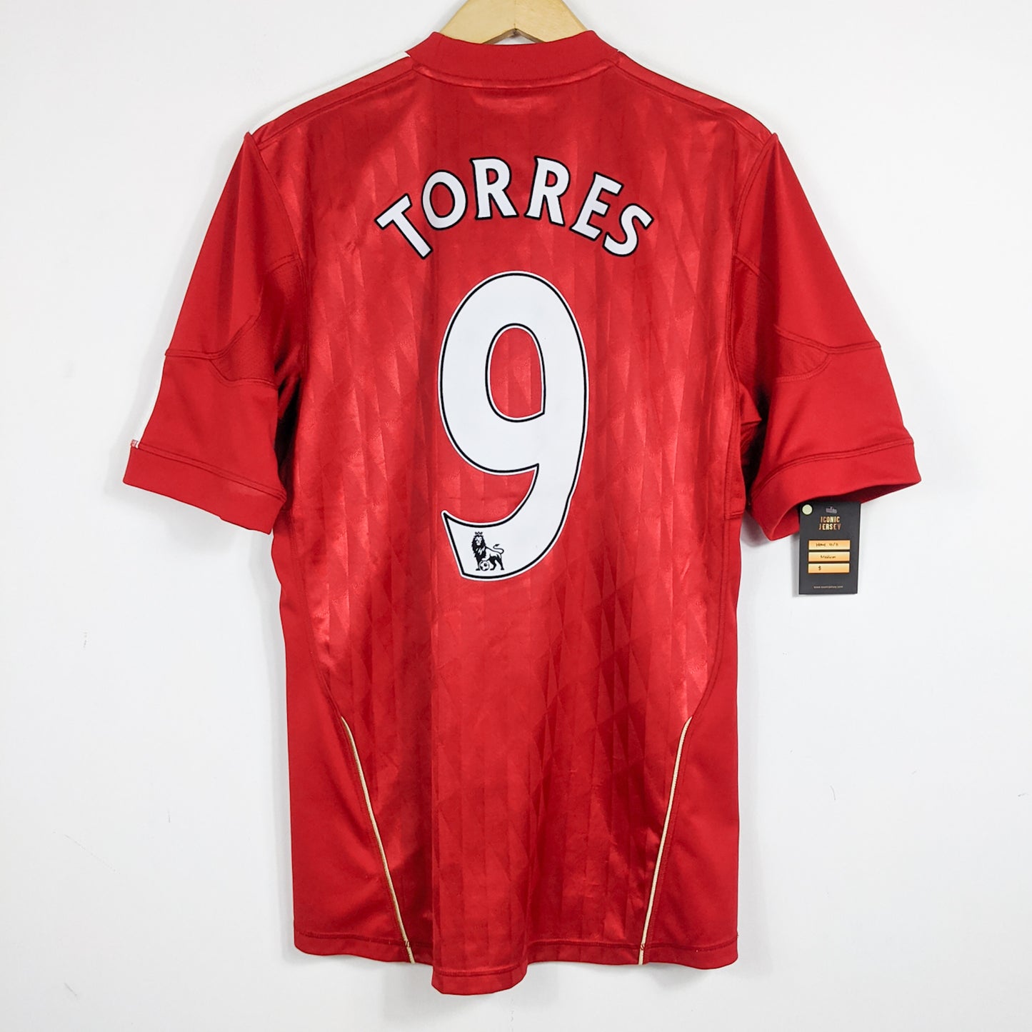 Authentic Liverpool 2010/11 Home - Torres #9 Size M