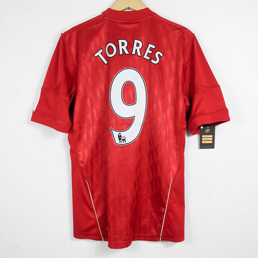 Authentic Liverpool 2010/11 Home - Torres #9 Size M