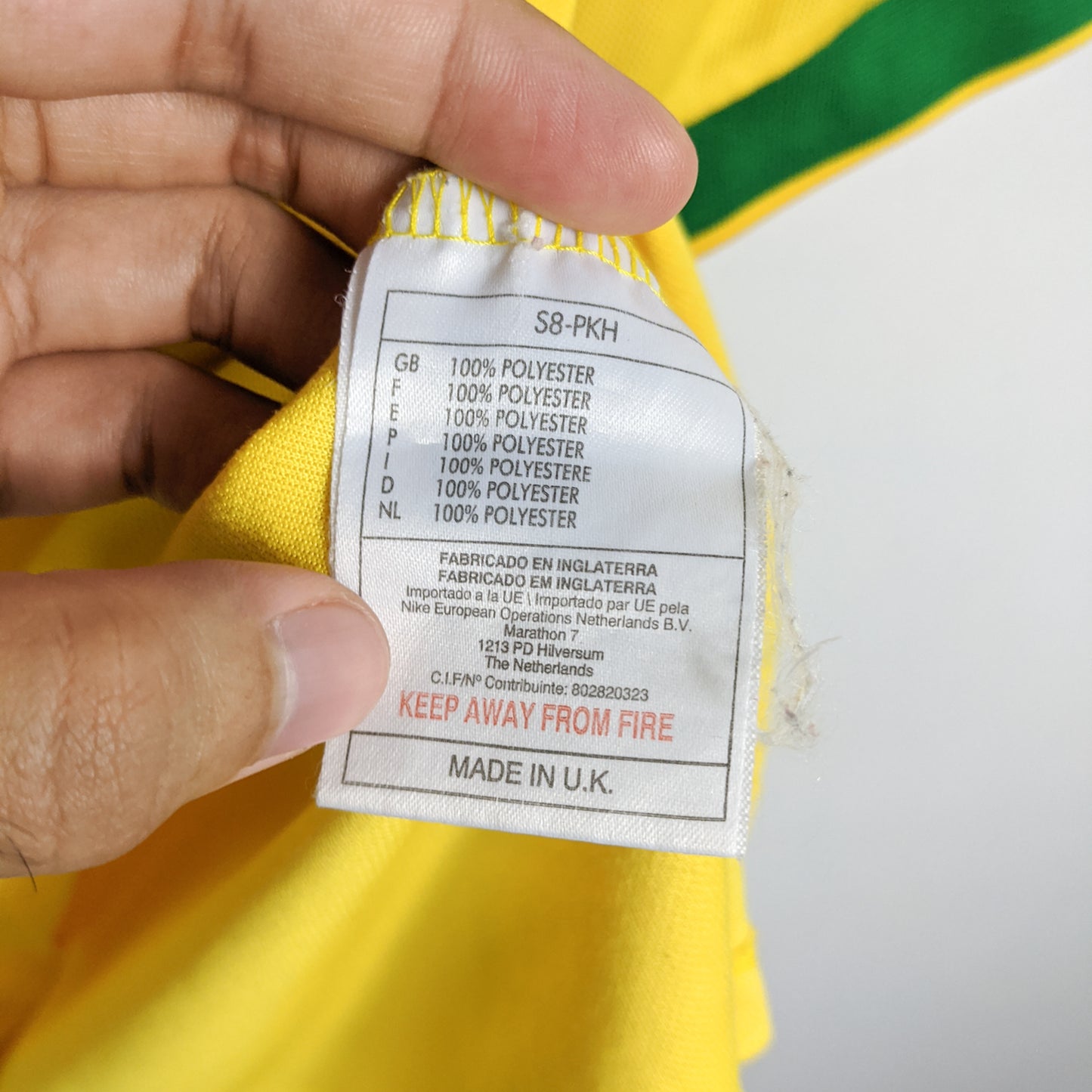 Authentic Brazil 1998 Home - Ronaldo #9 Size XL