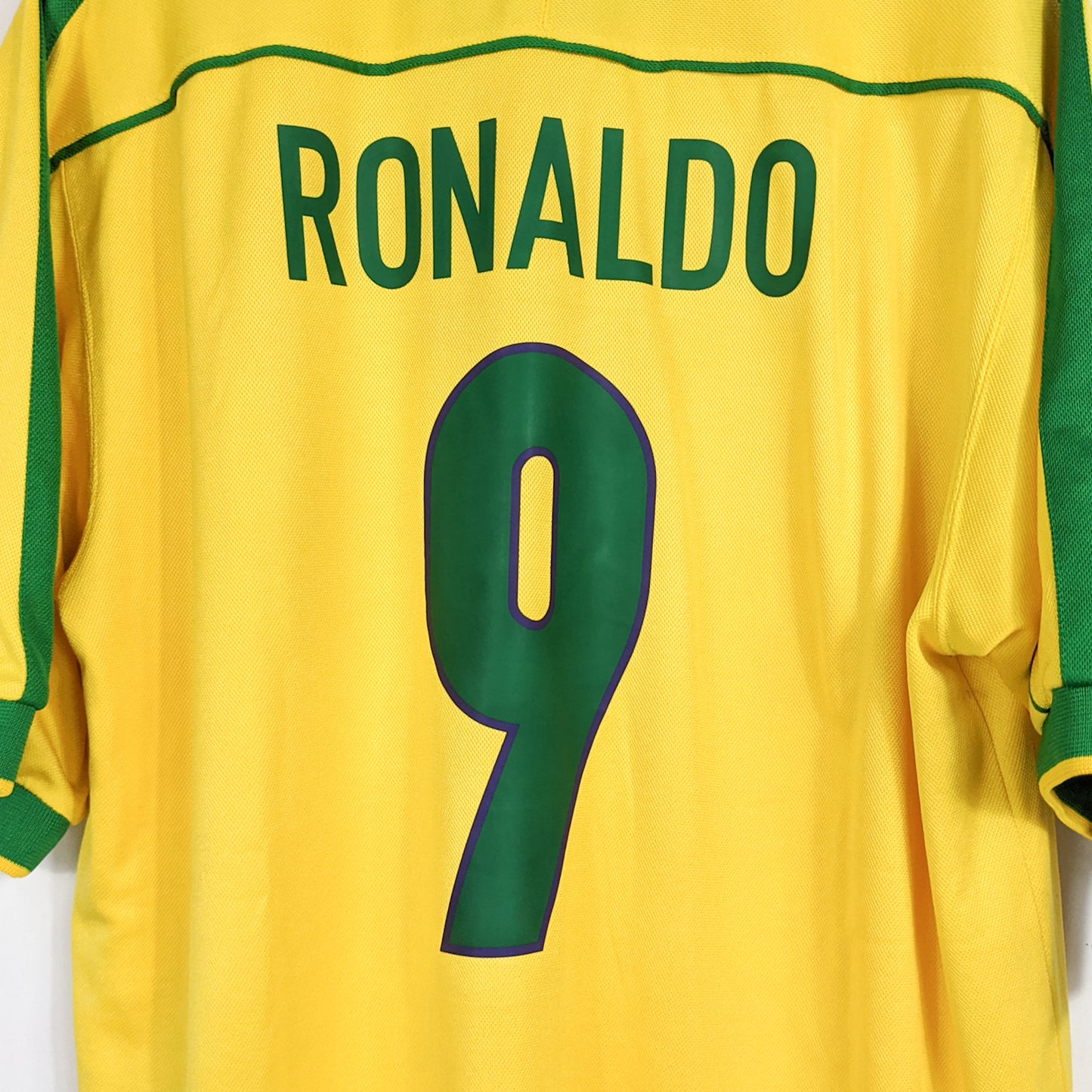 Authentic Brazil 1998 Home - Ronaldo #9 Size XL