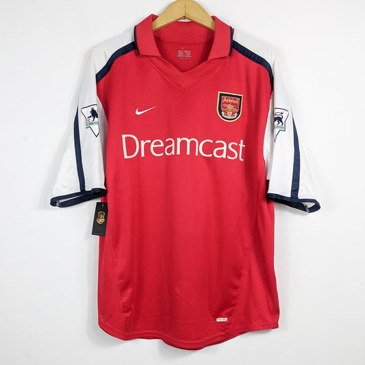 Authentic Arsenal 2000/02 Home - Henry #14 Size L