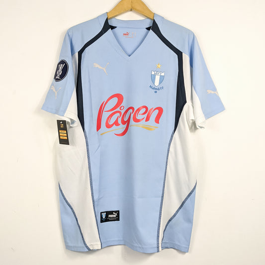 Authentic Malmo FF 2005/06 Home - Litmanen #23 Size L