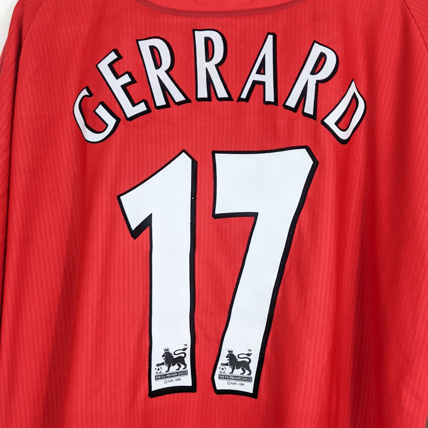 Authentic Liverpool 2002/03 Home - Gerrard #17 Size XXL