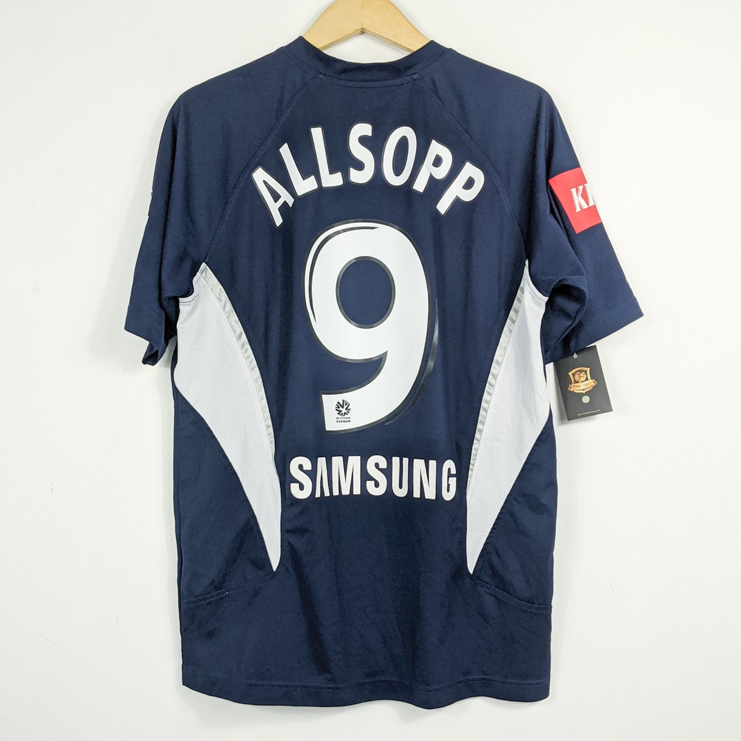 Authentic Melbourne Victory 2008/09 Home - Allsop #9 Size M