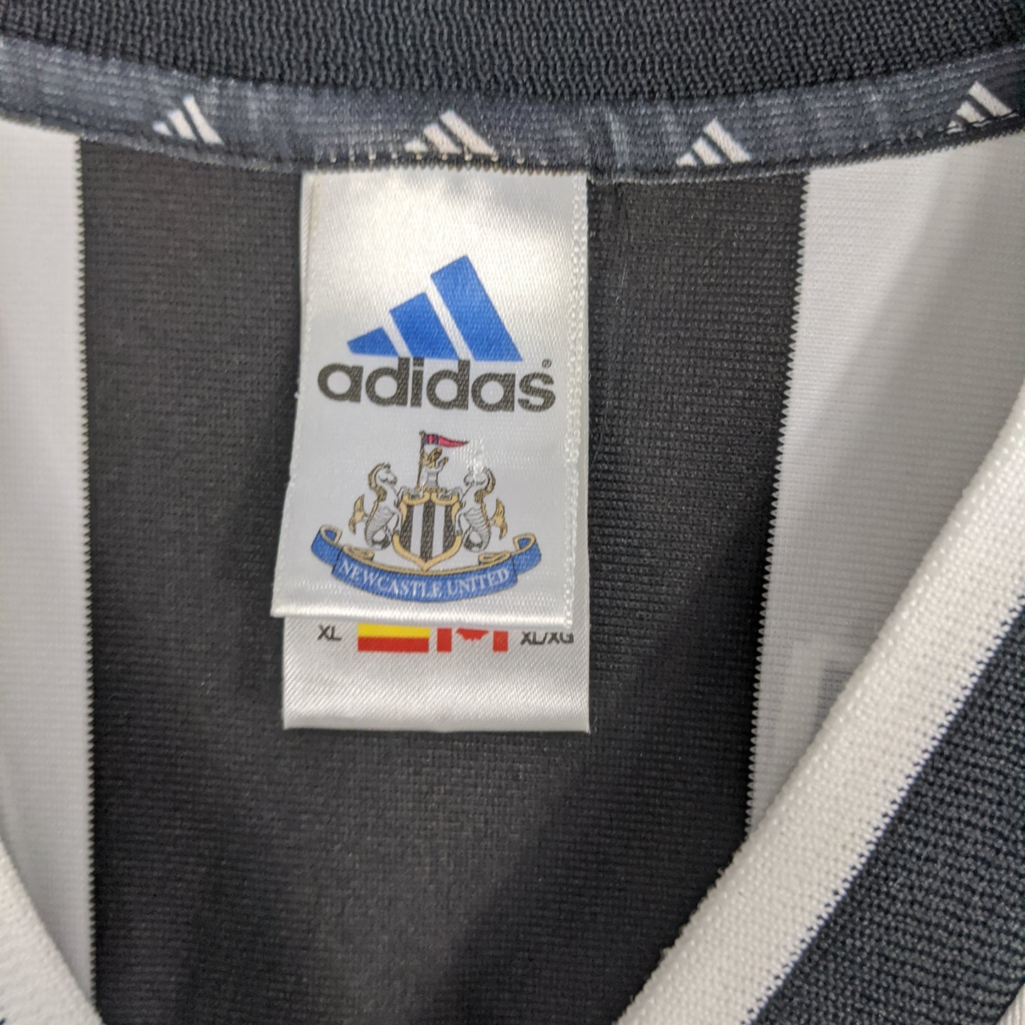 Authentic Newcastle 2001/03 Home - Solano #4 Size XL