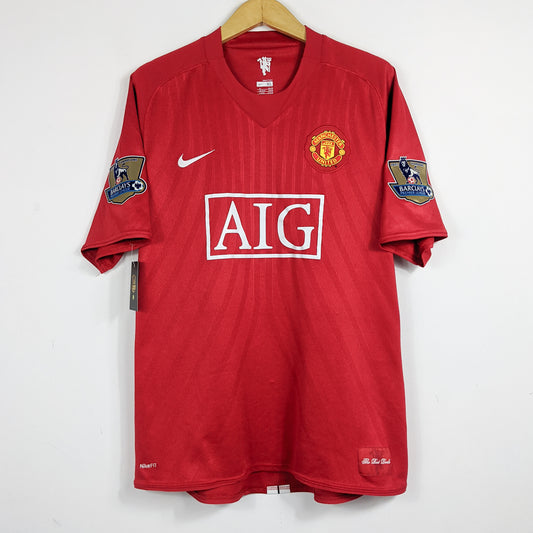 Authentic Manchester United 2007/08 Home - Ronaldo #7 Size XL