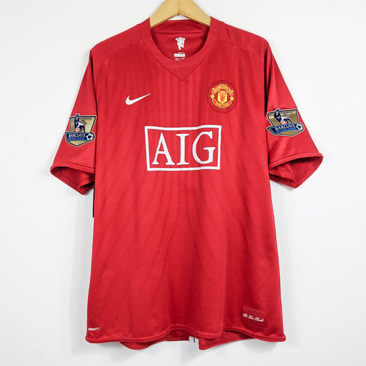 Authentic Manchester United 2007/08 Home - Ronaldo #7 Size XXL