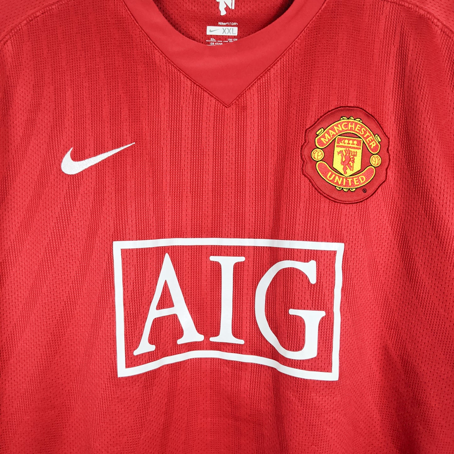 Authentic Manchester United 2007/08 Home - Ronaldo #7 Size XXL