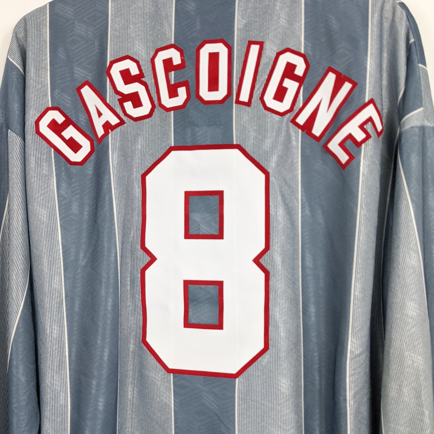 Authentic England 1996/97 Away - Gascoigne #8 Size XL (Long Sleeve) (Template)