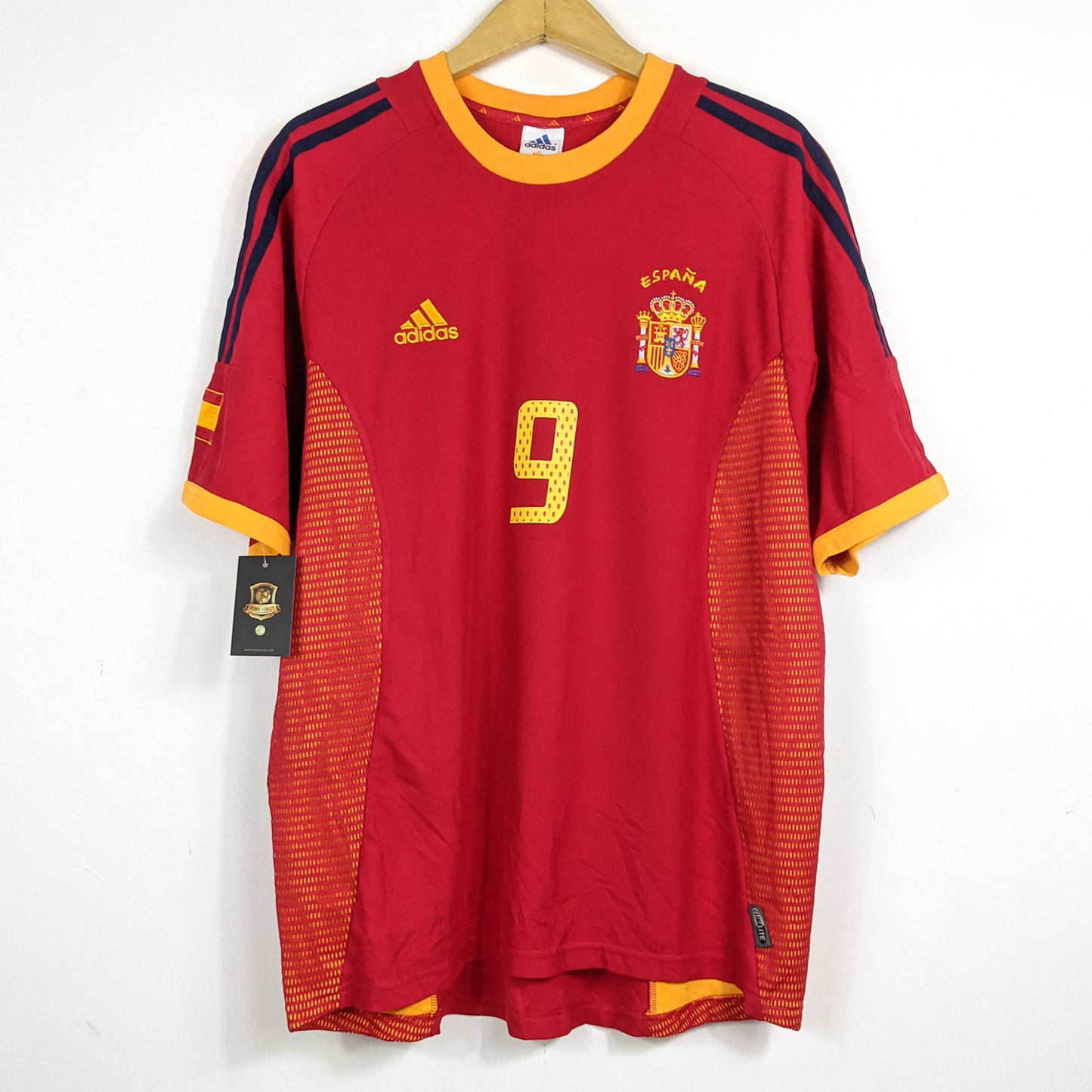 Authentic Spain 2002/04 Home - Torres #9 Size L