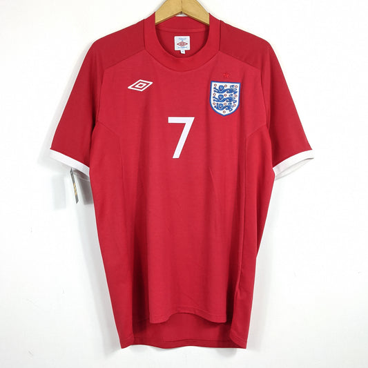 Authentic England 2010/11 Away - Beckham #7 Size M fit L