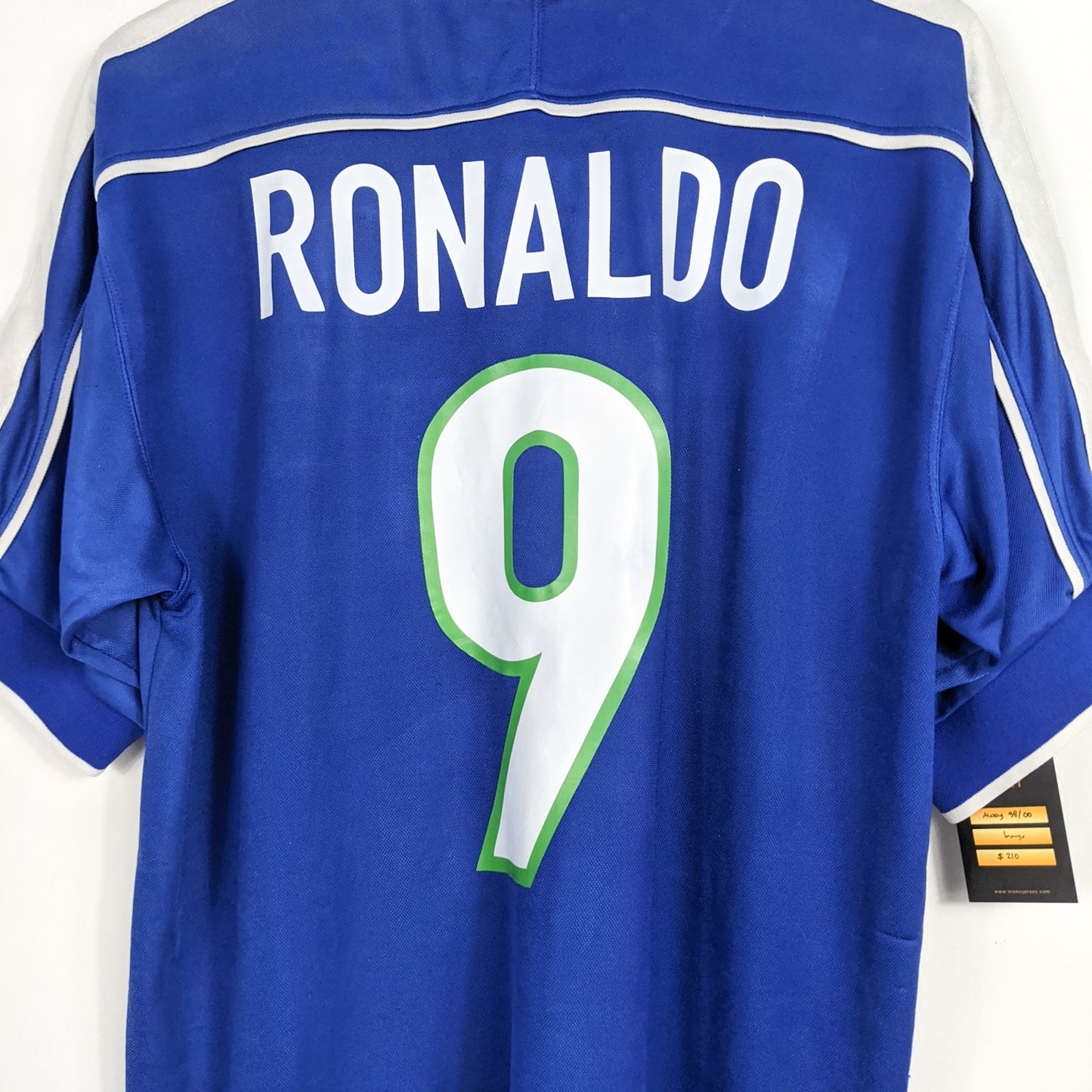 Authentic Brazil 1998/2000 Away - Ronaldo #9 Size L