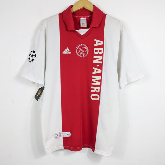 Authentic Ajax 2001/02 Home - Ibrahimovic #9 Size XL