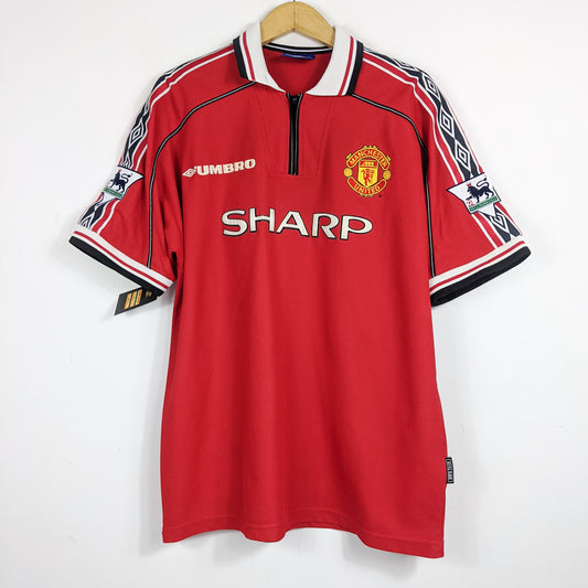 Authentic Manchester United 1998/99 Home - Beckham #7 Size XL