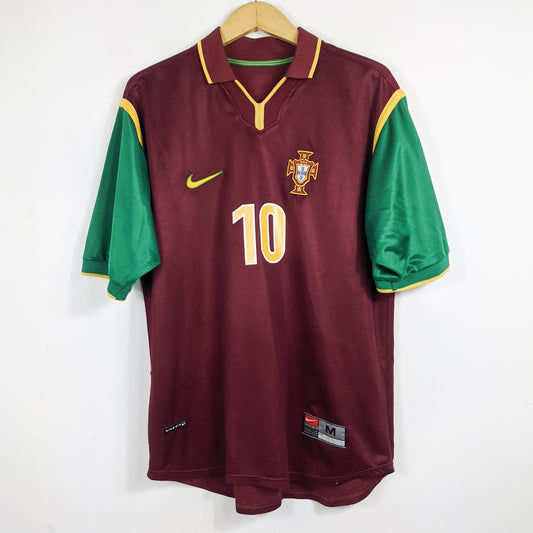 Authentic Portugal 1999/00 Home - Rui Costa #10 Size M