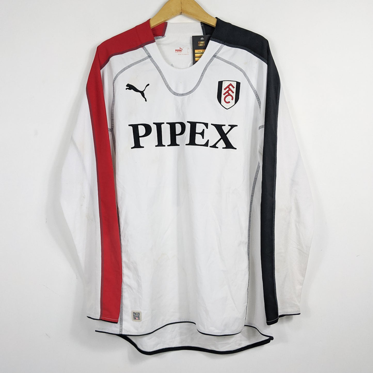 Authentic Fulham 2005/06 Home - Malbranque #4 Size XL (Long Sleeve)