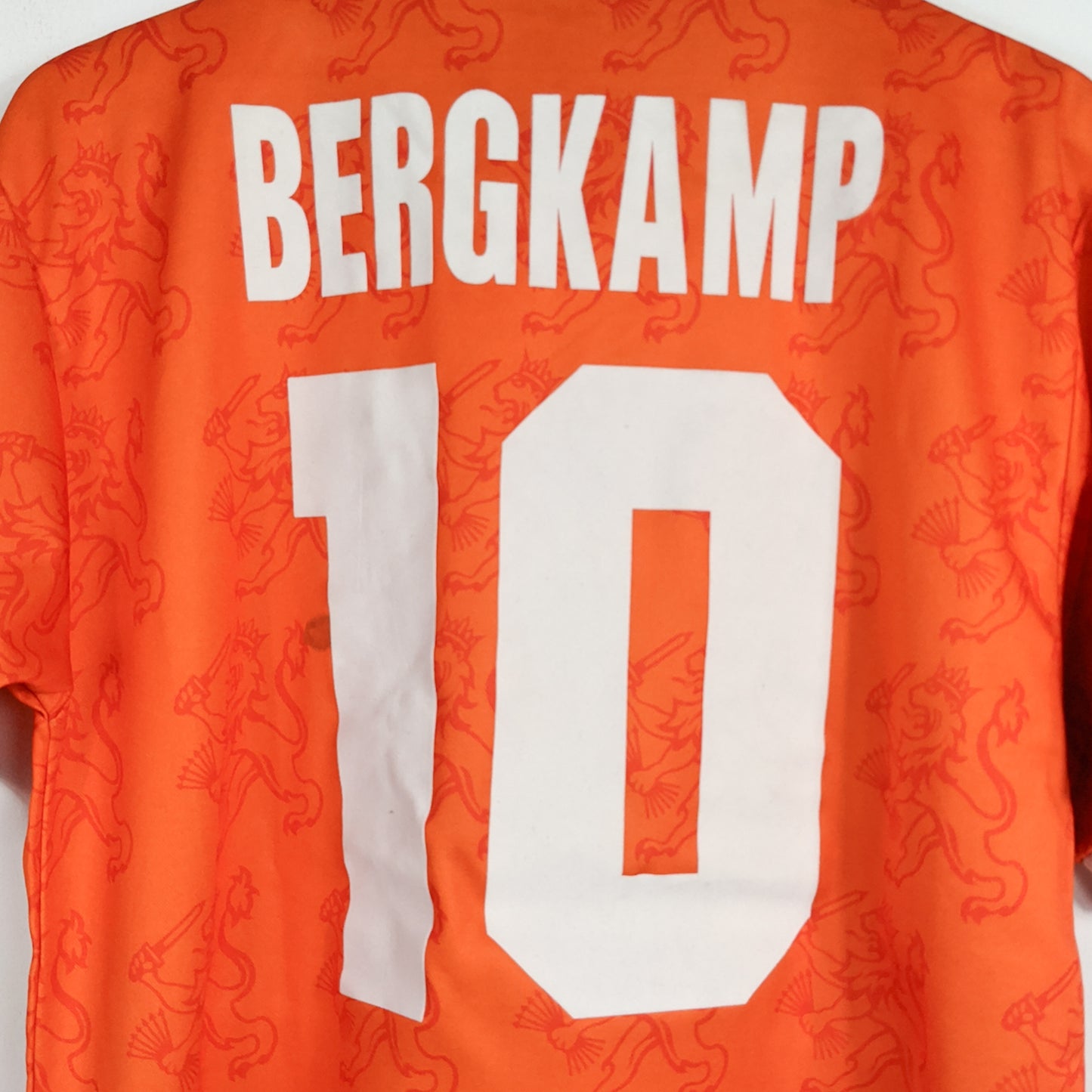 Authentic Netherlands 1994 Home - Bergkamp #10 Size M