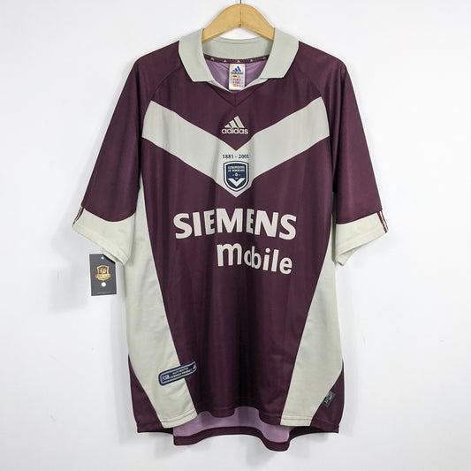 Authentic Bordeaux 2001/02 Third - Dugarry #26 Size XL (Centenary)