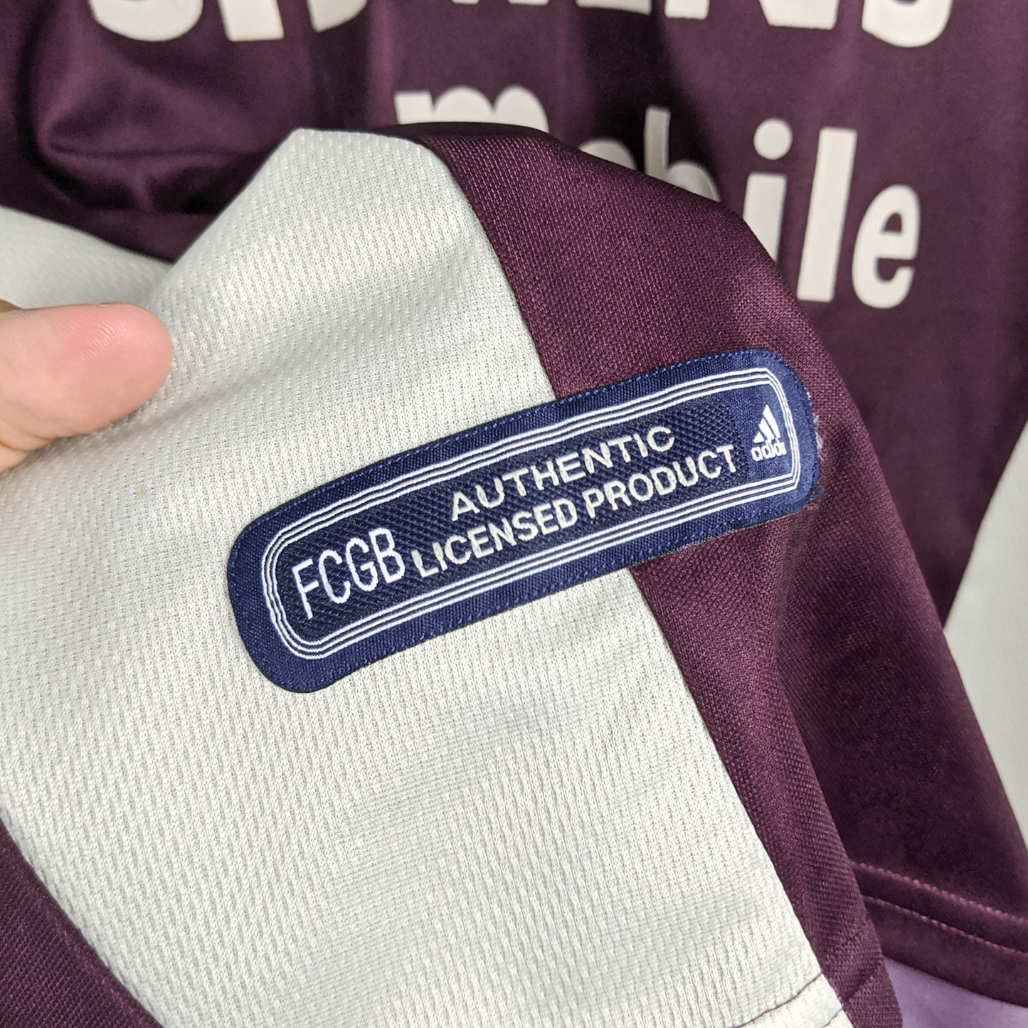 Authentic Bordeaux 2001/02 Third - Dugarry #26 Size XL (Centenary)