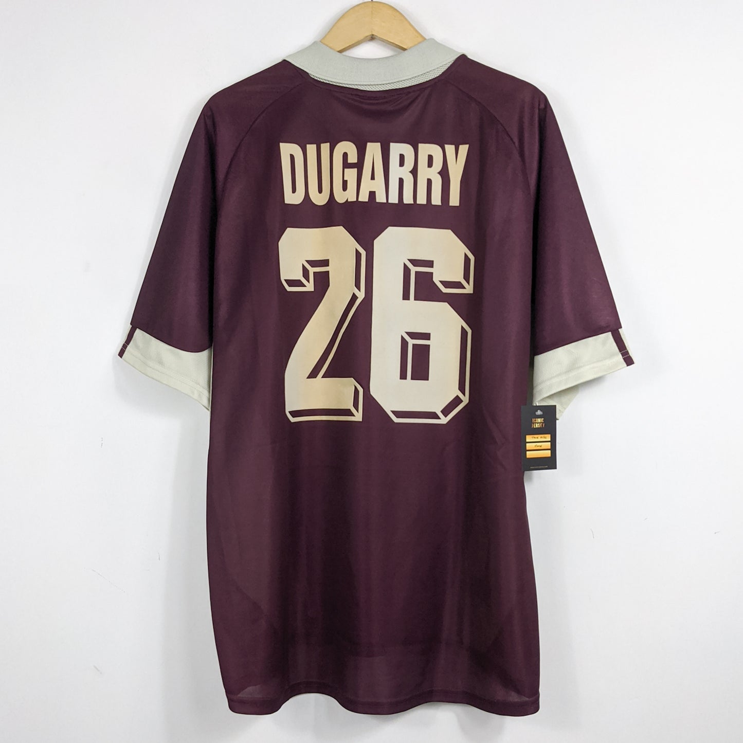 Authentic Bordeaux 2001/02 Third - Dugarry #26 Size XL (Centenary)