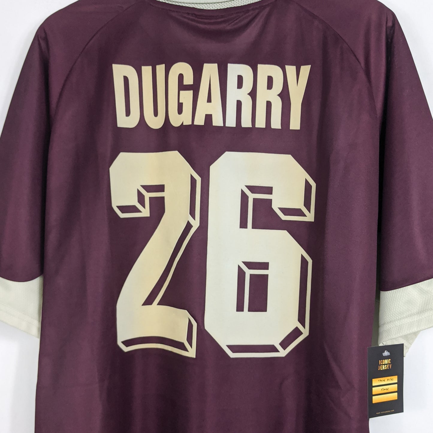 Authentic Bordeaux 2001/02 Third - Dugarry #26 Size XL (Centenary)