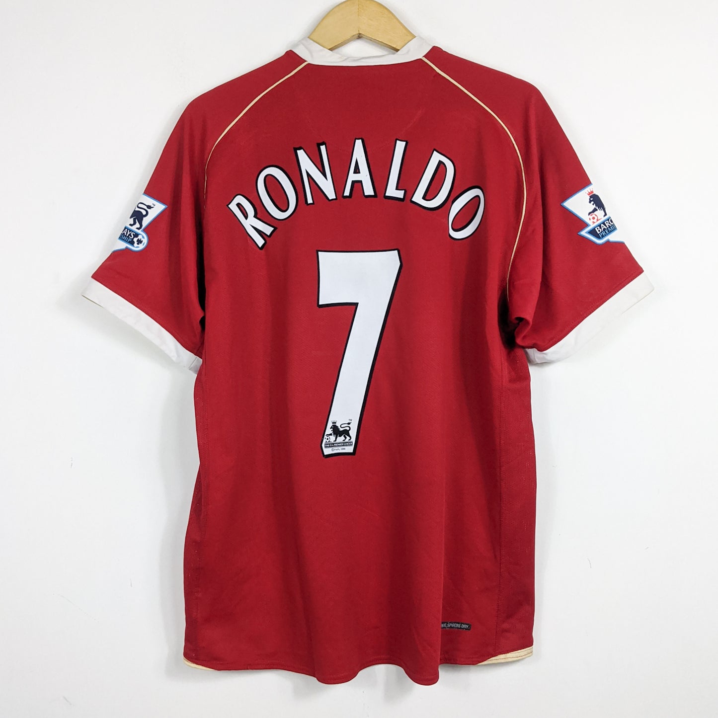 Authentic Manchester United 2006/07 Home - Ronaldo #7 Size L