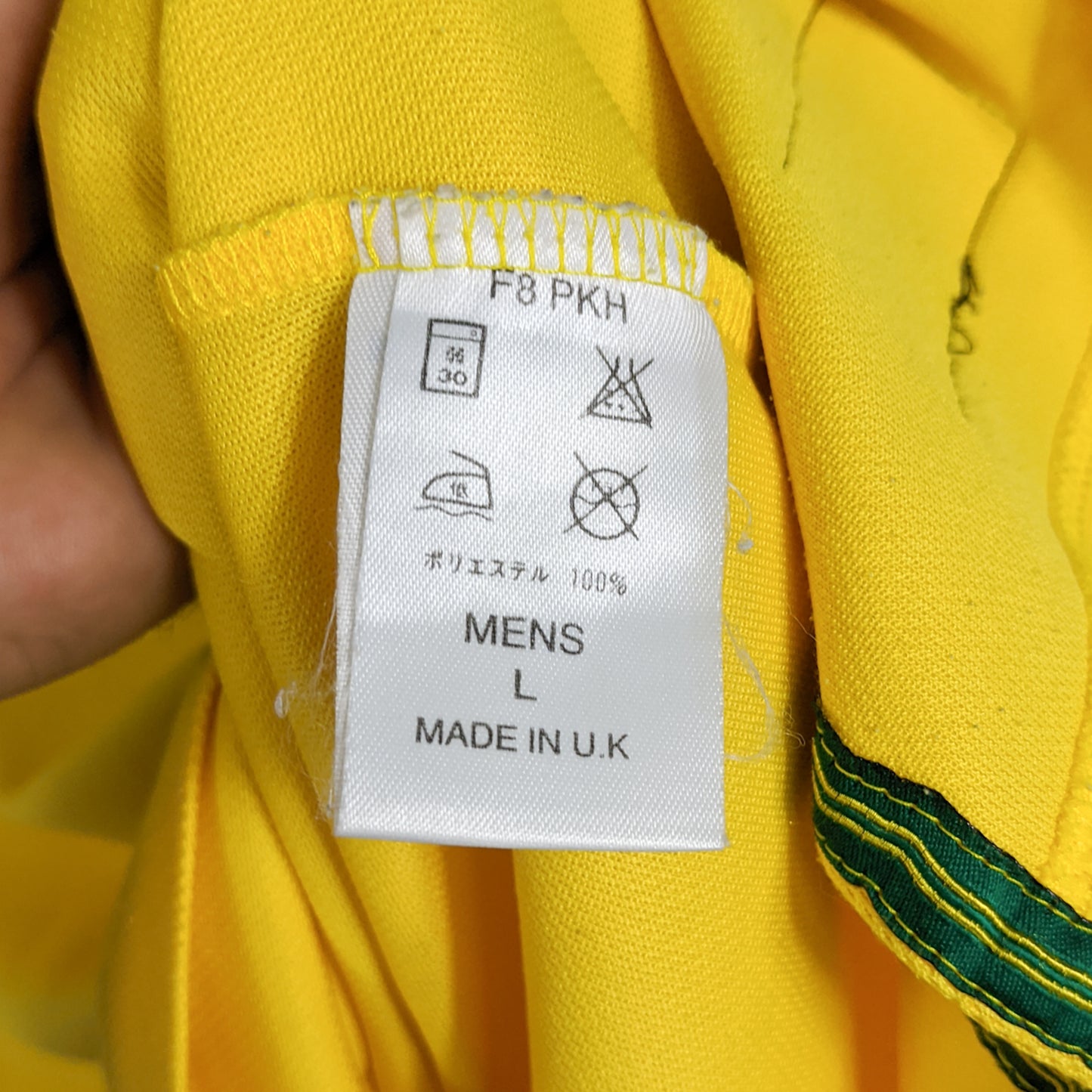 Authentic Brazil 1998 Home - Ronaldo #9 Size L