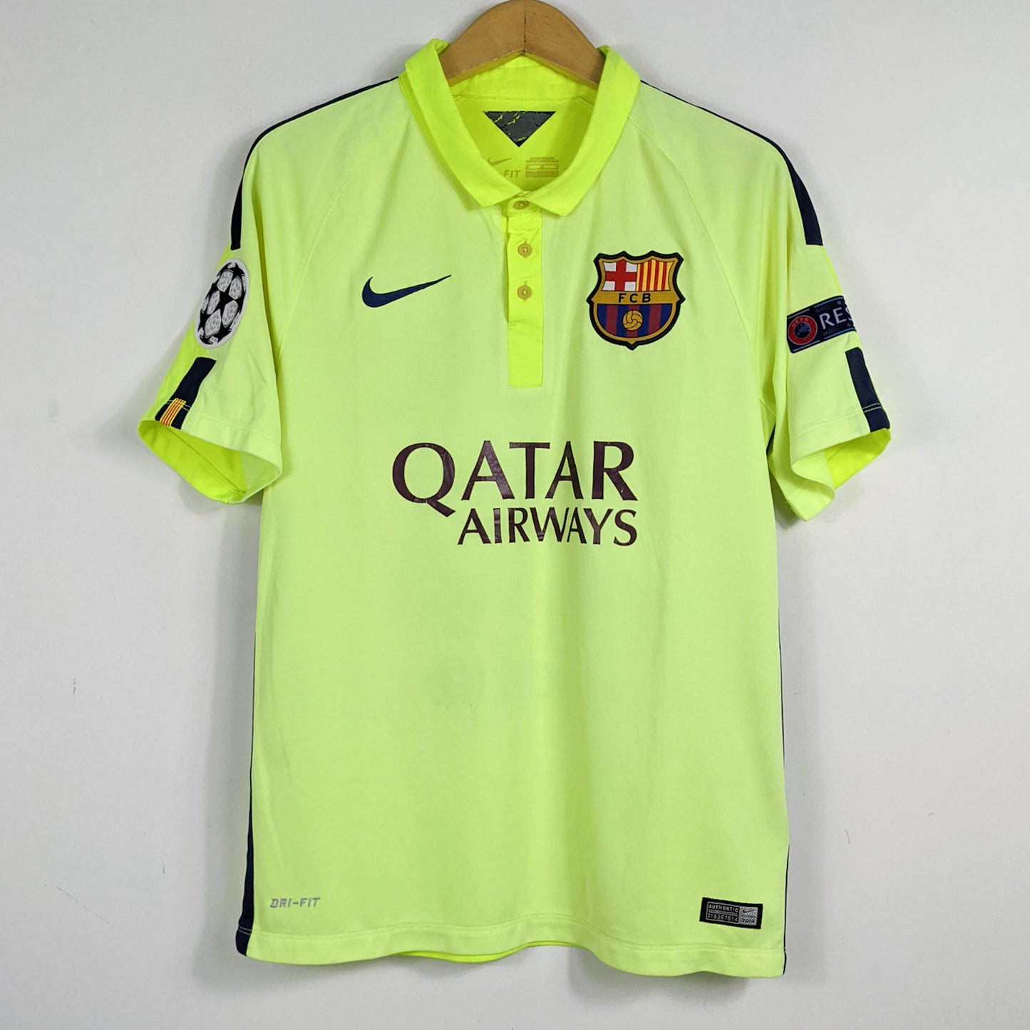 Authentic Barcelona 2014/15 Third - Messi #10 Size M