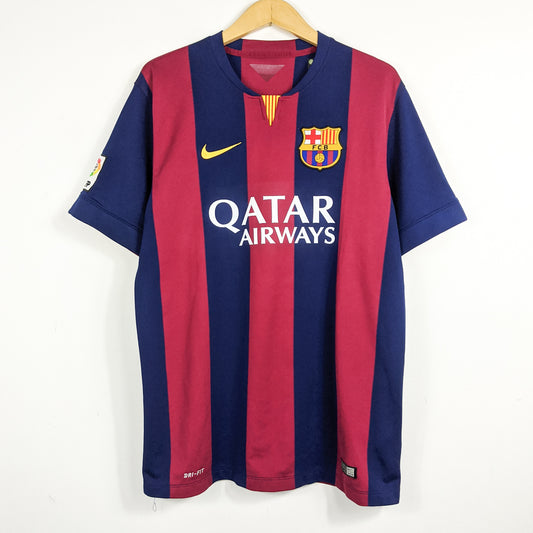 Authentic Barcelona 2014/15 Home - Neymar Jr #11 Size XL