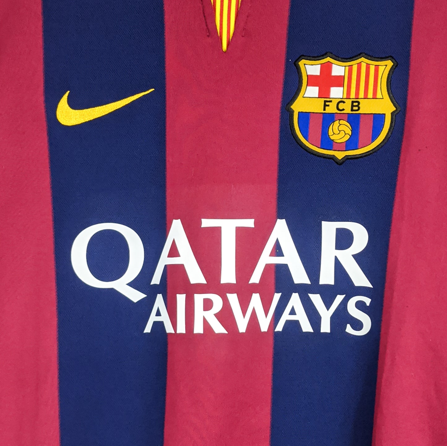 Authentic Barcelona 2014/15 Home - Neymar Jr #11 Size XL