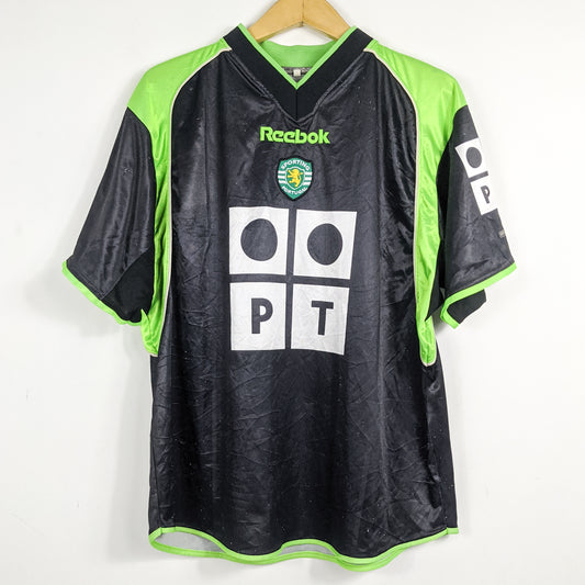 Authentic Sporting CP 2001/02 Away - Cristiano Ronaldo #28 Size M fit L