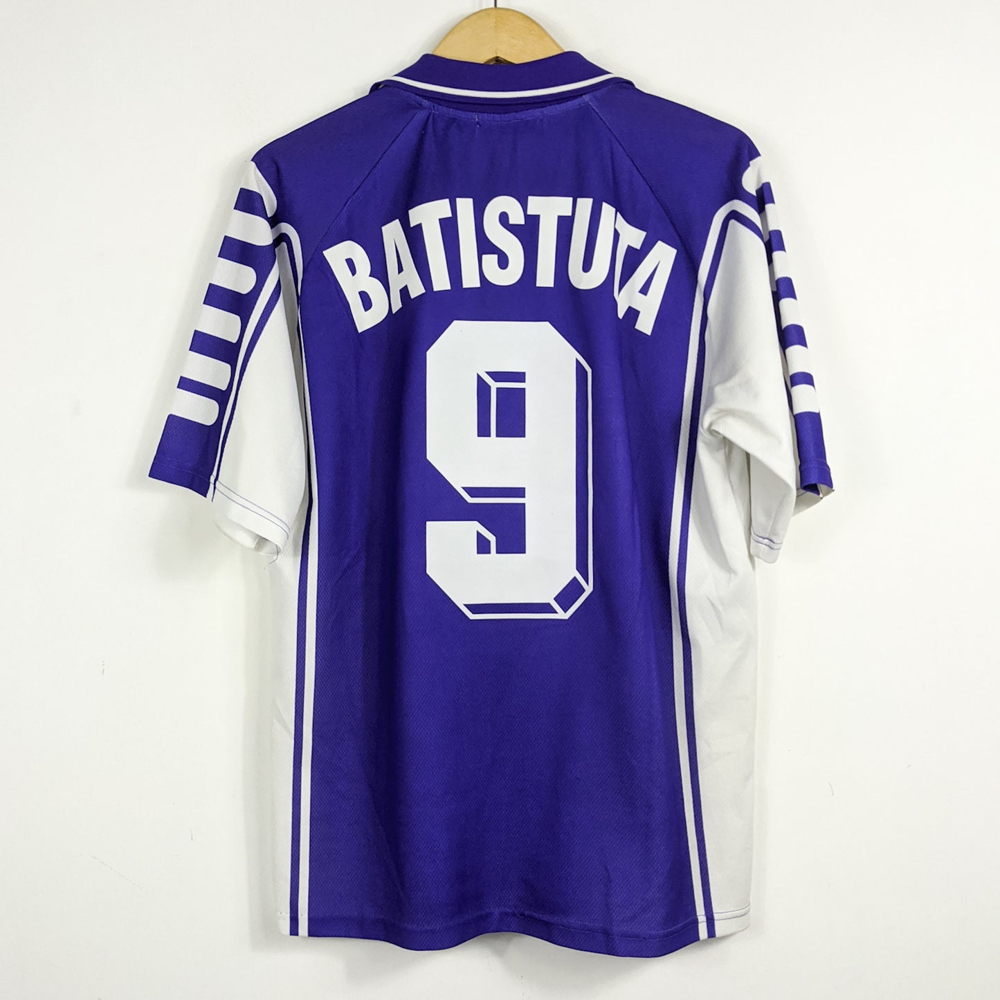 Authentic Fiorentina 1999/00 Home - Batistuta #9 Size L
