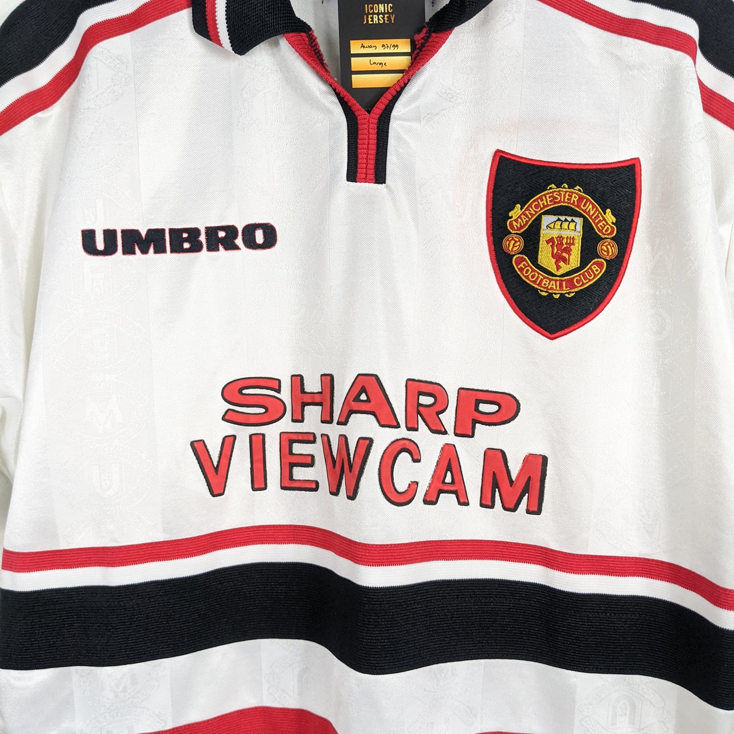 Authentic Manchester United 1997/99 Away - Beckham #7 Size L