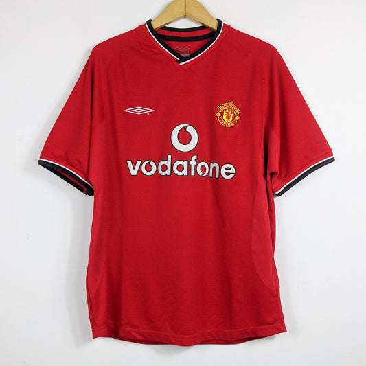 Authentic Manchester United 2000/02 Home - Stam #6 Size L