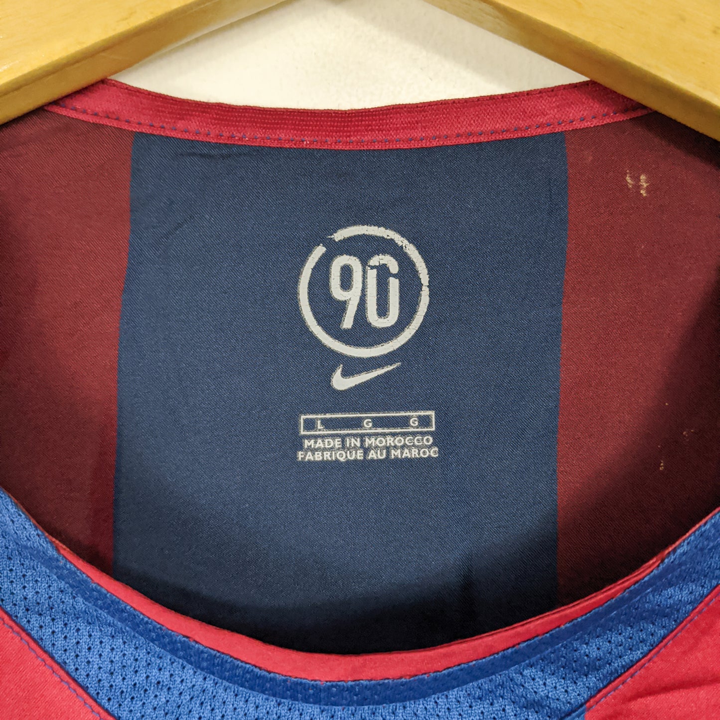 Original Barcelona 2004/05 Home - Ronaldinho #10 Size L fit M