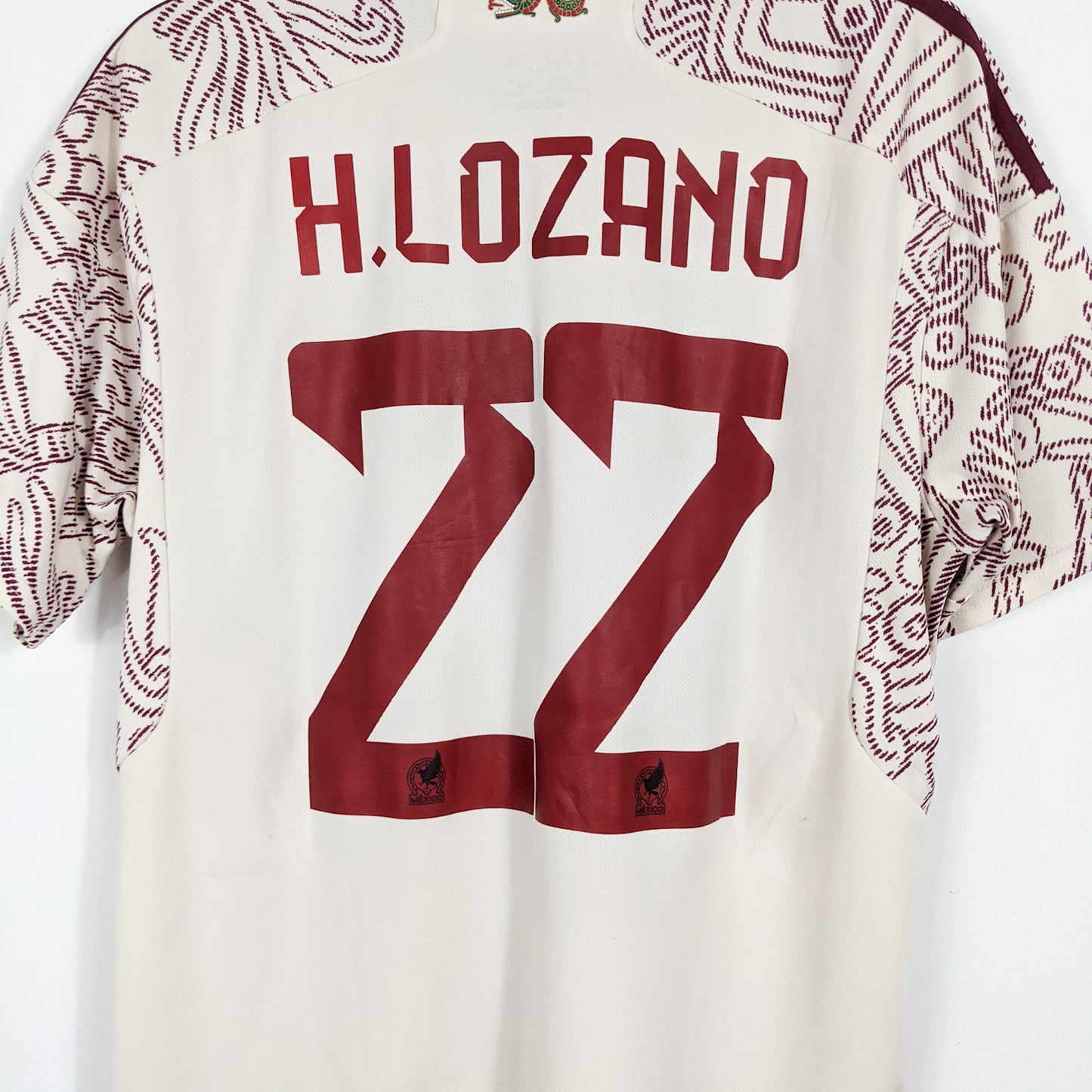 Original Mexico 2022 Away - H. Lozano #22 Size XXL fit L (Slim fit)