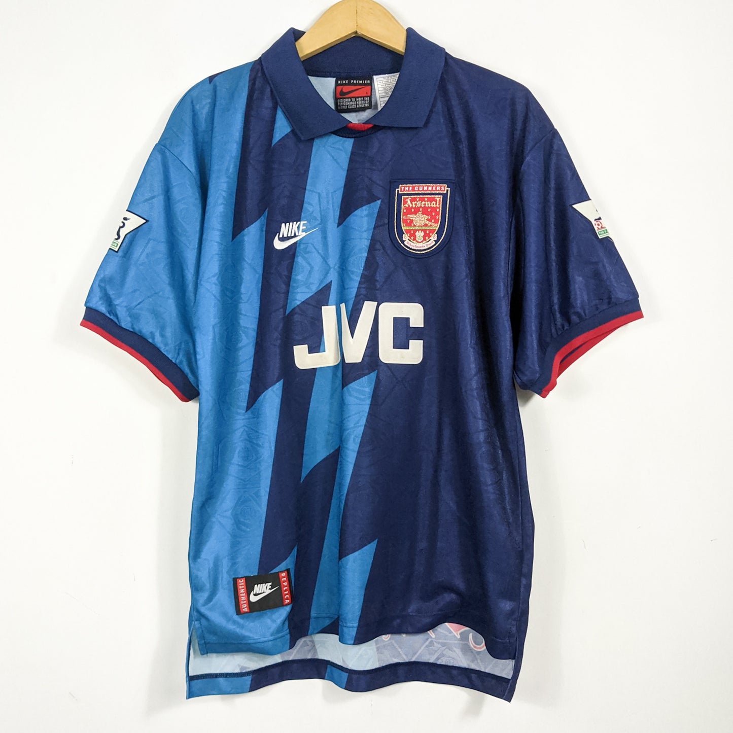 Original Arsenal 1995/96 Away - Bergkamp #10 Size L